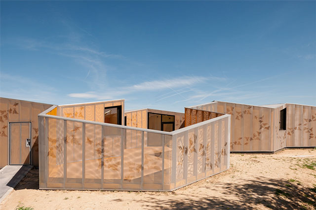 escuela infantil modular hexagonal