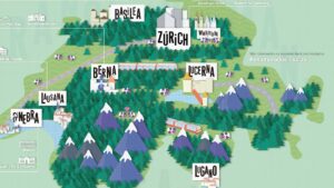 ¿Cabe en un mapa todo el arte de Suiza?