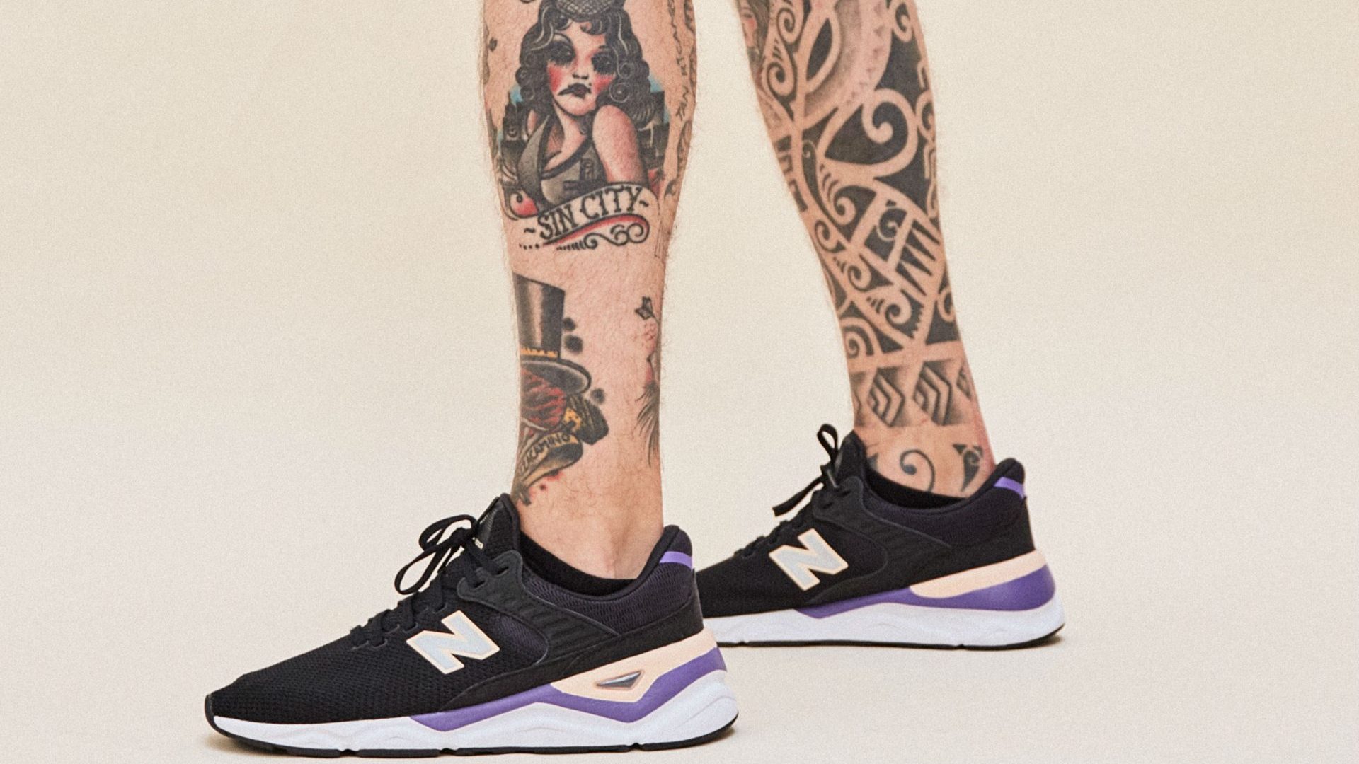 Balance sus zapatillas más noventeras
