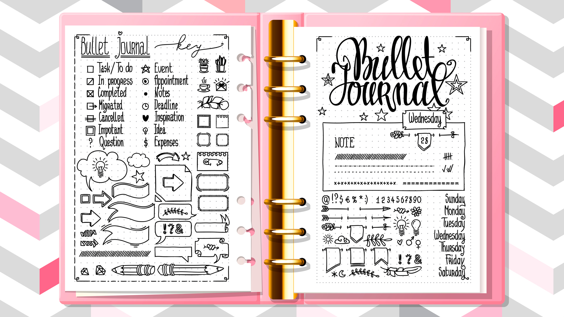 Que Es Un Journal La belleza y el orden de algunos Bullet Journals en Instagram