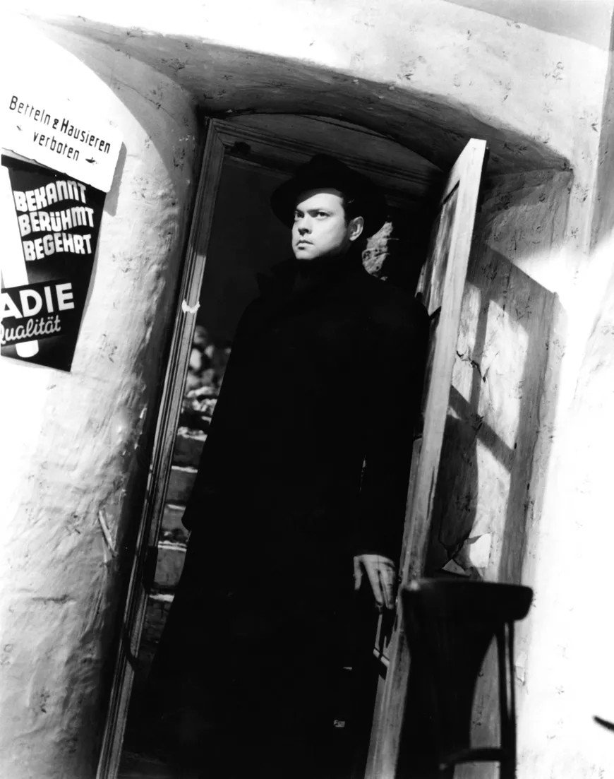 novela cinematográfica Orson Welles en "El tercer hombre" basada en la novela de Graham Greene