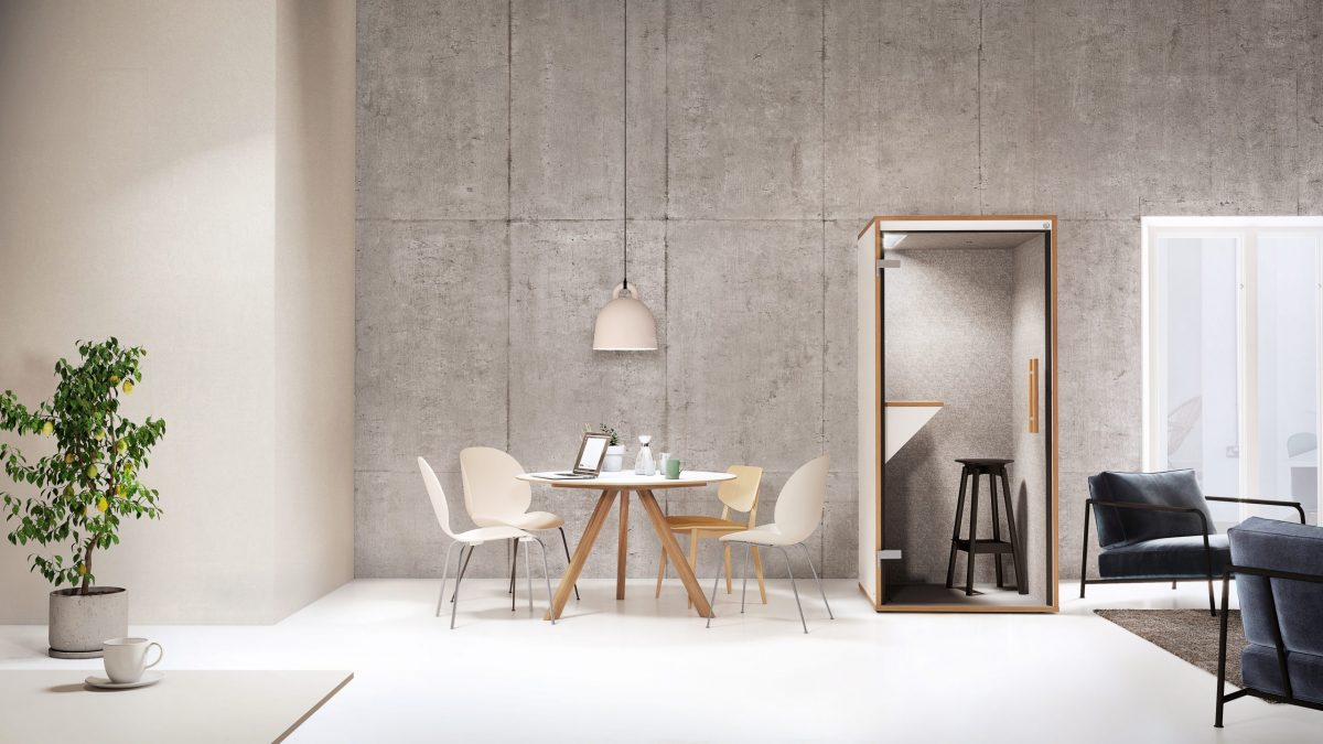 Mutelabs cabinas y cajas de reuniones para trabajar en silencio