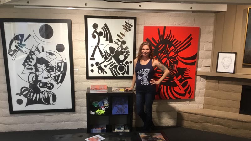Leig Erceg en su estudio
