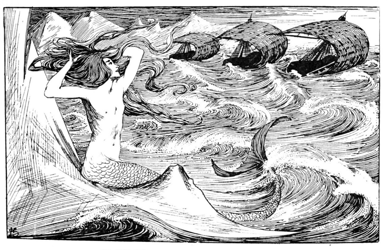 The Little Mermaid - Hans Andersen - Illustration by Helen Stratton 1899